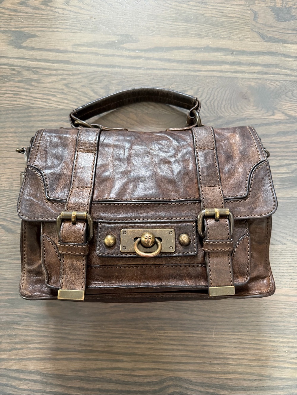 Frye Cameron Leather Satchel Bag - Picture 2 of 15